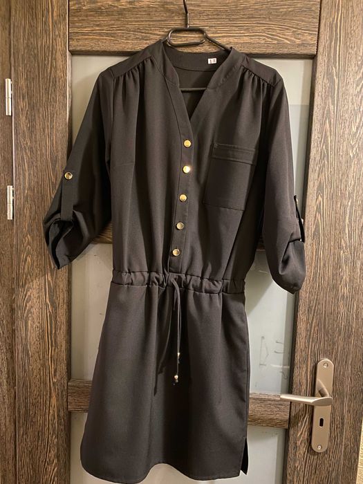 Czarna elegancka sukienka rozm M