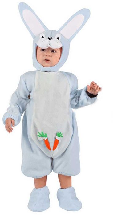 Blue Bunny Carnival Costume for Babies - 0-6 Months, NEW