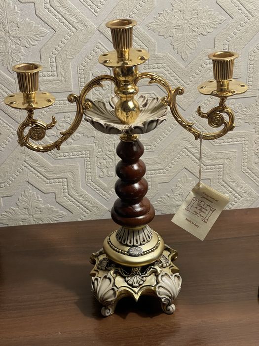 Винтажный канделябр/ваза Италия