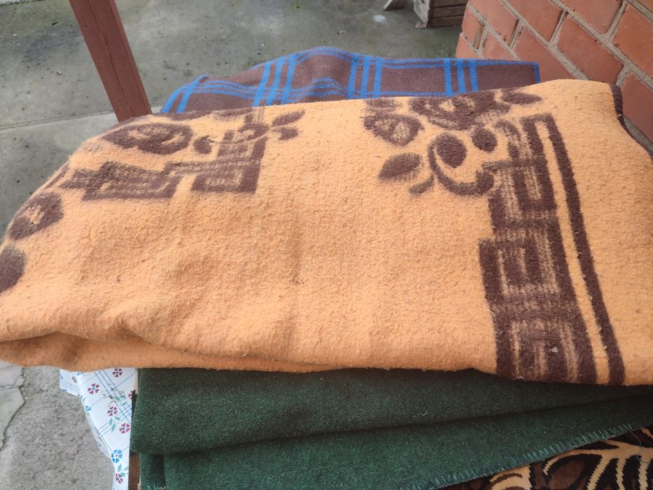 Одеяло из верблюжьей шерсти, шерстяное одеяло б/у