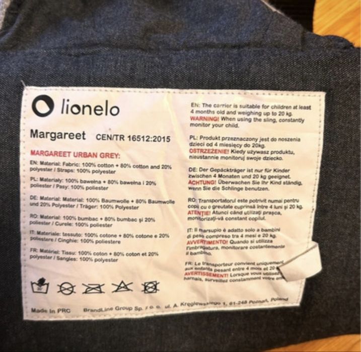 Nosidło lionelo