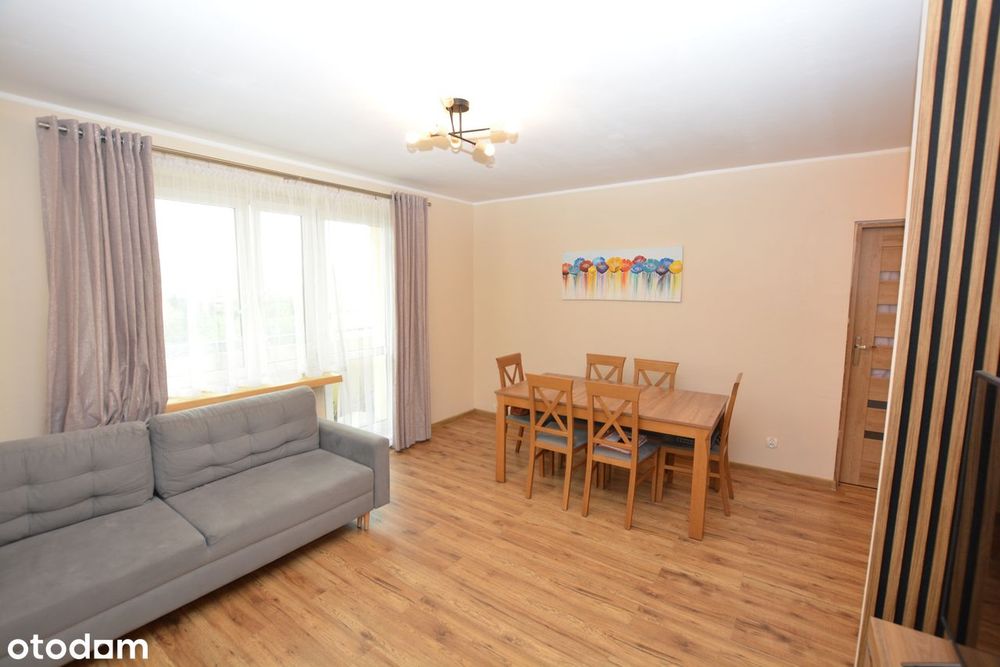 3 pokoje, 60m2, po remoncie, otwarty salon, ul. Wojska Polskiego, M4
