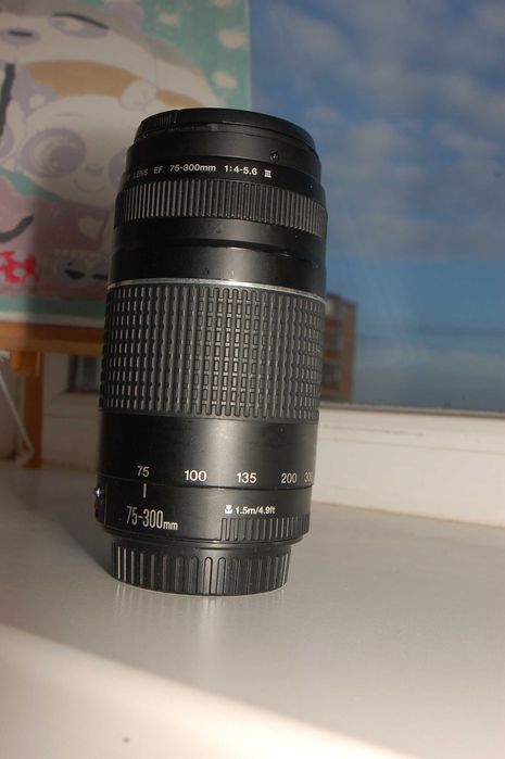 Продам об'єктив zoom Canon EF 75-300 f/4-5.6 III