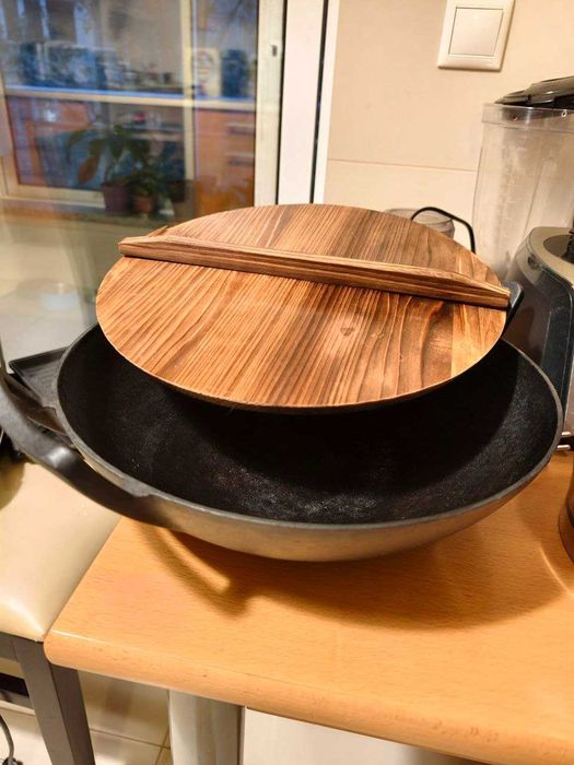 Panela wok NutriChef, muito grande