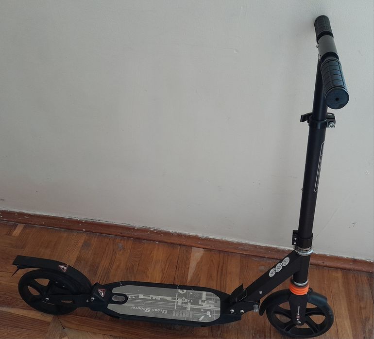 Двоколісний самокат Scale Sports Wild. Black (складна конструкція)
