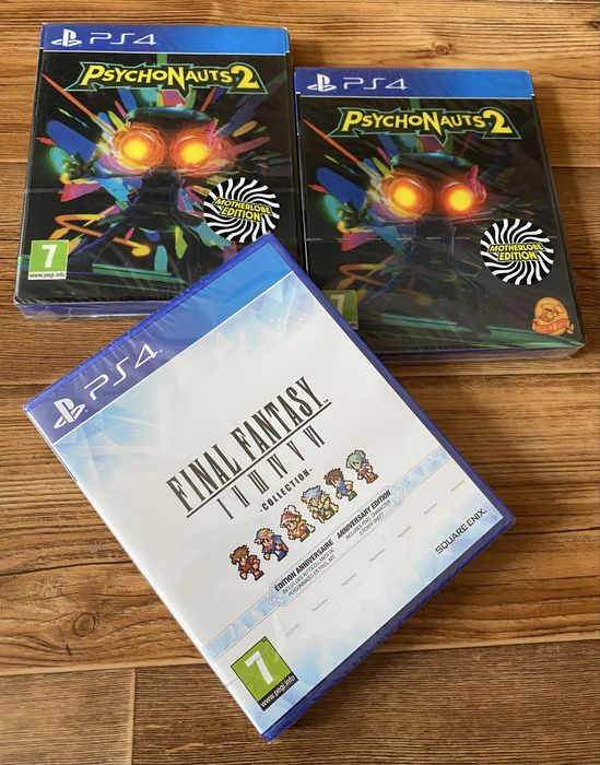 Sony PS4: A Way out, Jurassic Park, Final Fantasy, Psychonauts,Joe&Mac