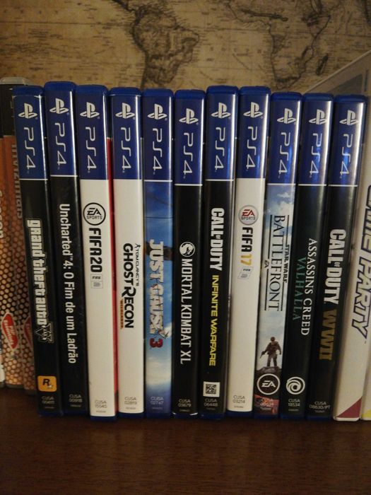 Jogos para PS4/Wii/PSP/PS2/PSVITA/Nintendo Switch