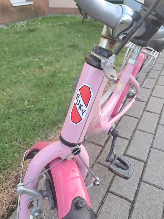 Rower Puky dla dziewczynki, 16