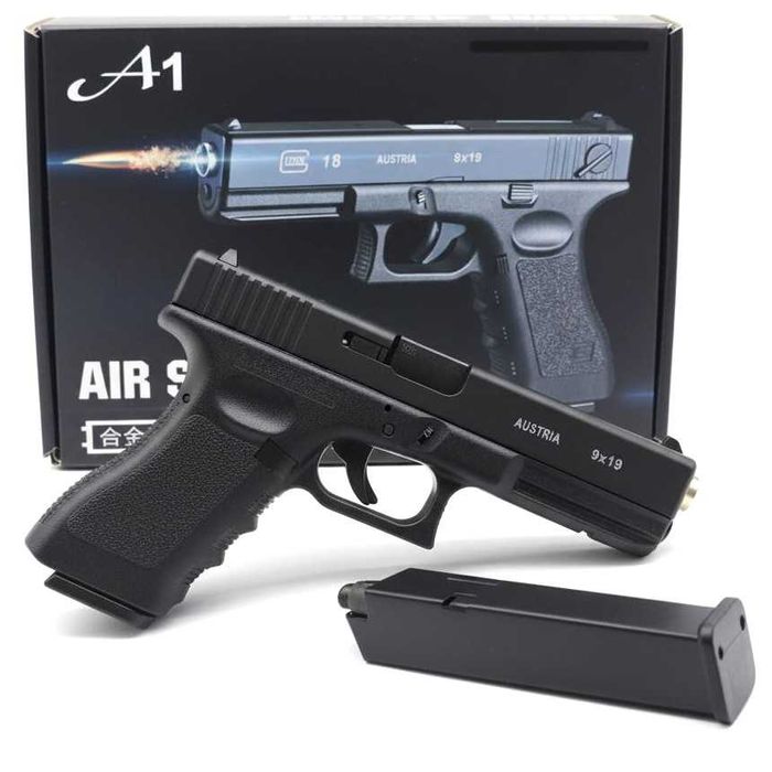 Пістолет на кульках GLOCK 17 Глок метал  пластик дитячий іграшковий