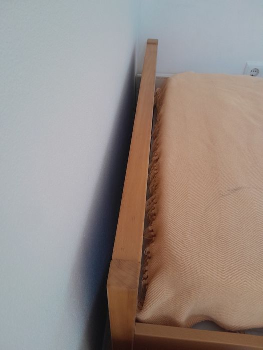 Cama madeira maciça solteiro