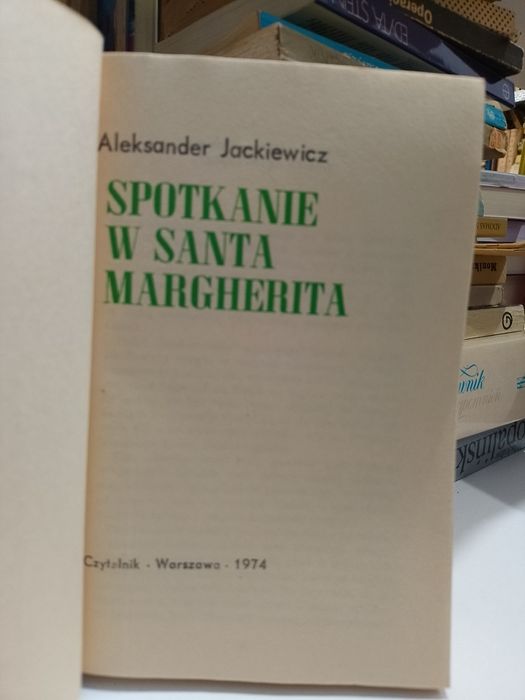 Aleksander Jackiewicz Spotkanie w Santa Margherita