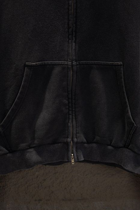 BALENCIAGA худи зип мужское оверсайз унисекс черное оригинал