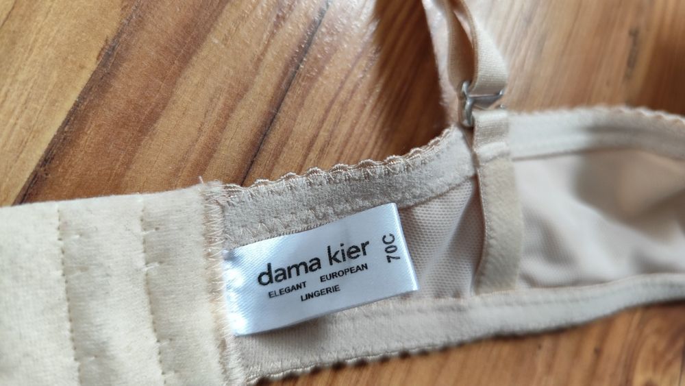 Biustonosz Push-Up Dama Kier 2570 Gisella beżowy Rozmiar 70 C