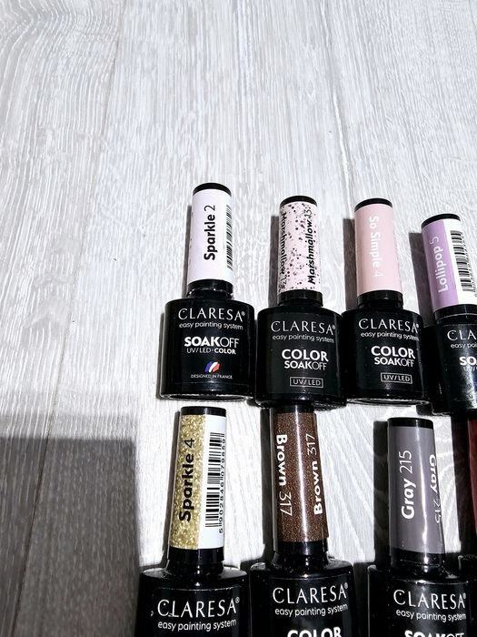 Lakiery hybrydowe Claresa 12 sztuk