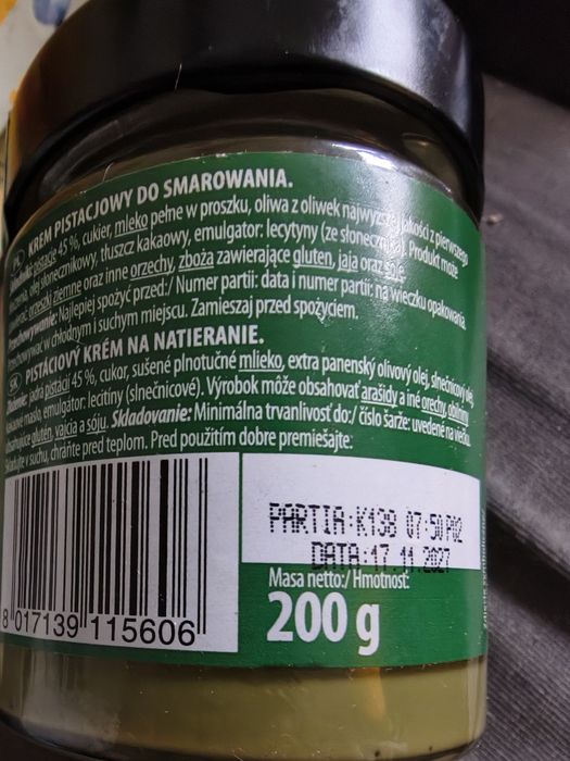 Krem pistacjowy GustoBello 200g 45% pistacji