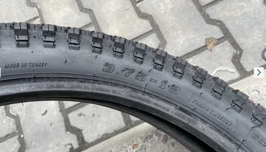 Покришка 3.75-19 MITAS на МТ Чехія оригінал без камери б/у