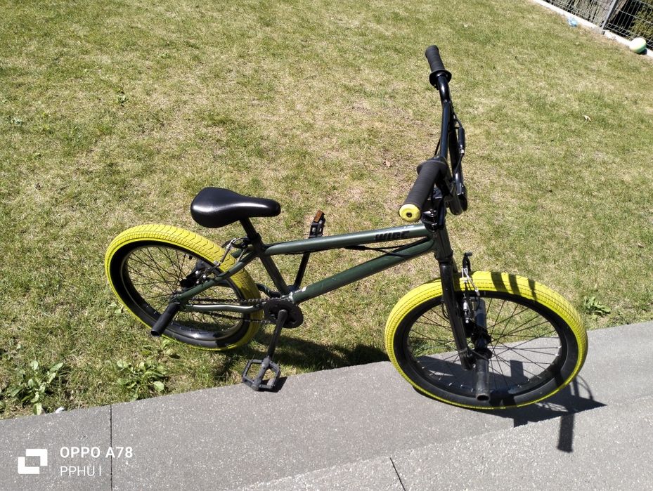 Rower BMX zielony