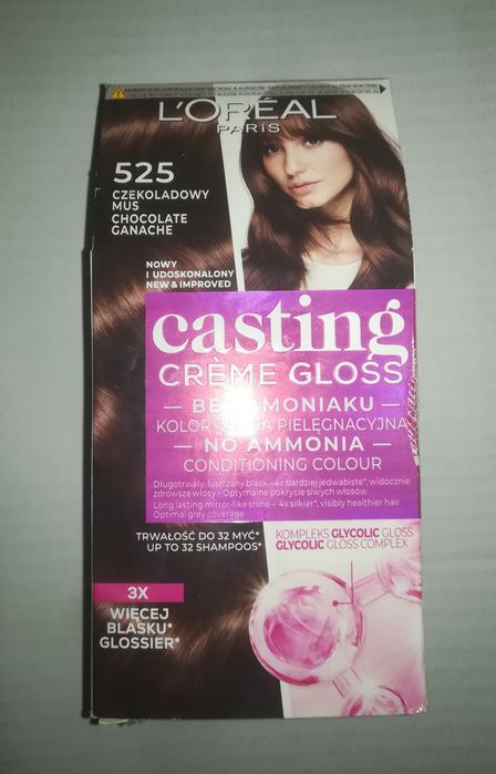 Farba Loreal Casting Creme Gloss 525 Czekoladowy Mus