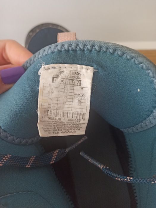 Buty trekkingowe damskie Decathlon 38