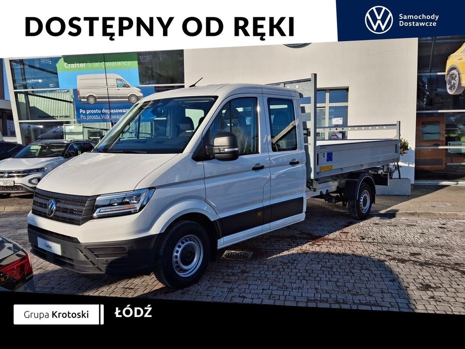 Volkswagen Crafter Wywrotka 2.0 TDI Manual  Wywrotka z podwójną kabiną 2.0 l EURO VI SCR 163 KM manualna Od Ręki!