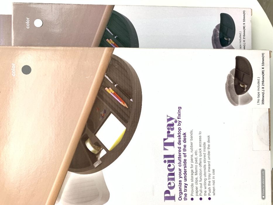 Лоток для канцелярии под столешницу