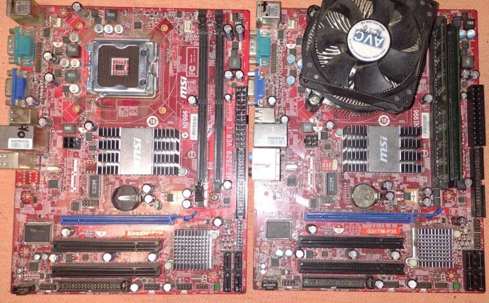 Материнські плати Am2, s775 10штук одразу працювали Asus Msi