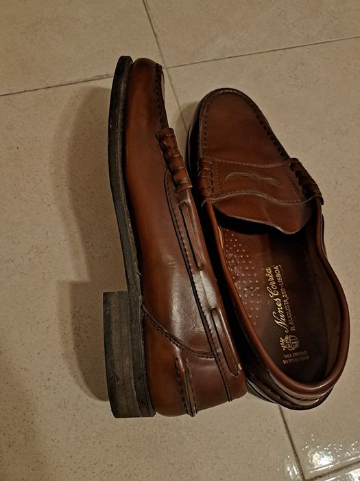 Sapatos Senhor de Couro Genuíno