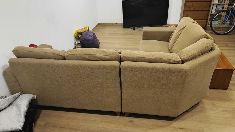 Sofá 3 Lugares Tecido Courtisane