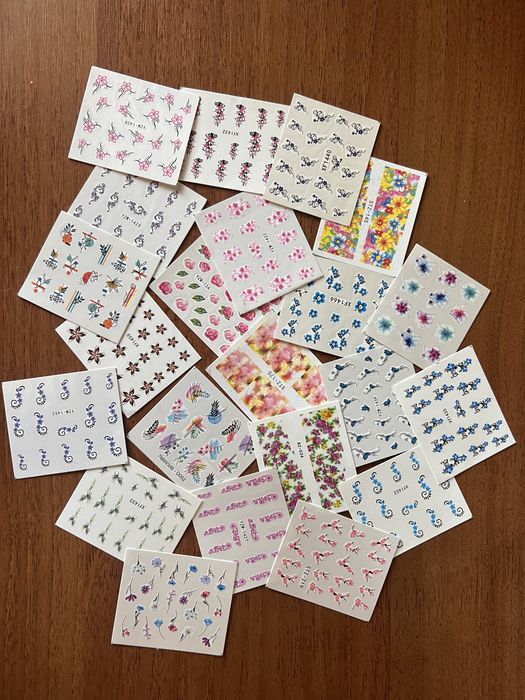 Наклейки для манікюру, манікюр , педикюр, дизайн на нігті, слайдери