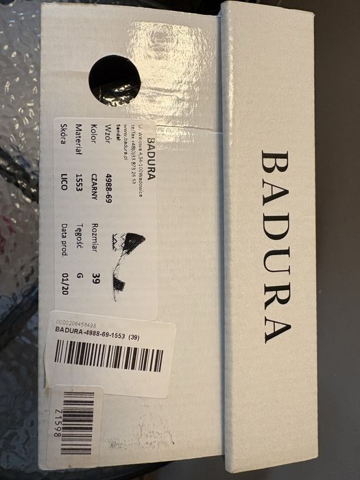 Sandałki Badura nowe