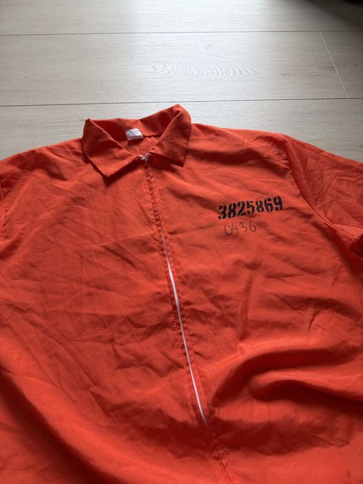 Костюм вʼязня помаранчевий, маскарадний костюм, тематична вечірка