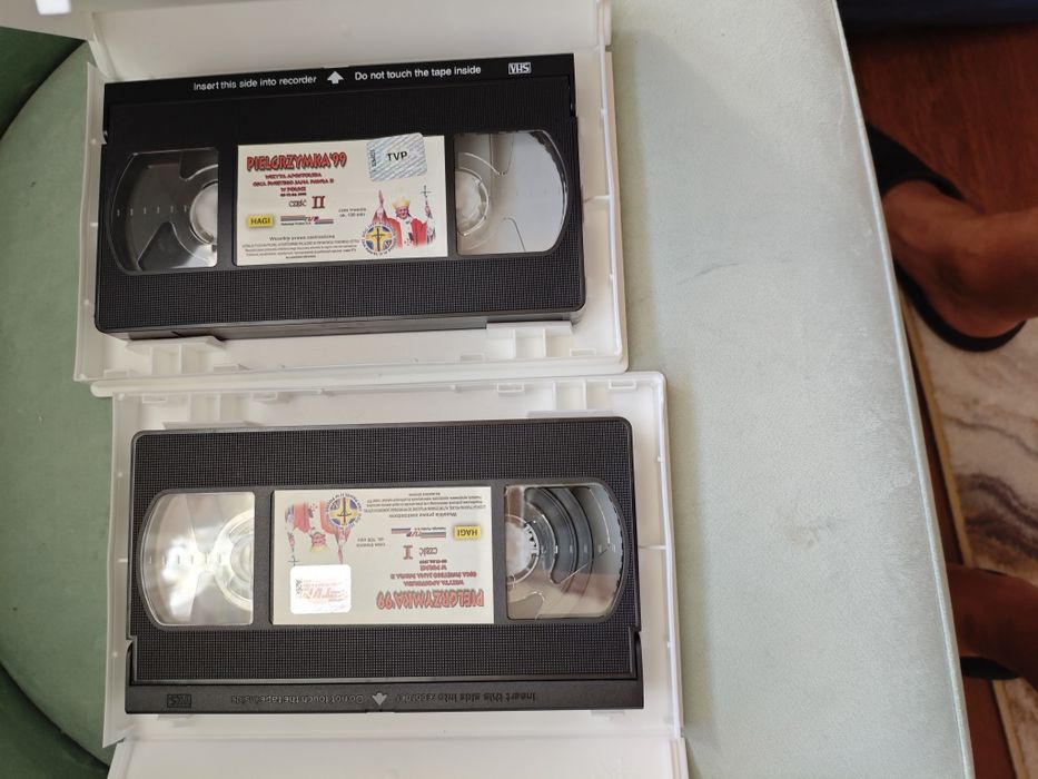 Kasety VHS Pielgrzymka Jana Pawła II do Polski