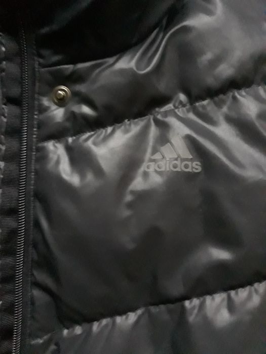 Używana kurtka puchowa damska Adidas rozmiar M