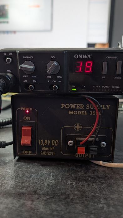 Radiostacja CB ONWA MK2 z zasilaczem