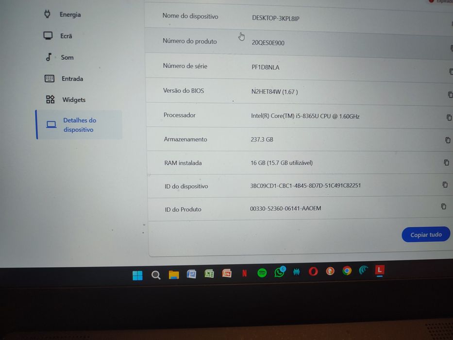 Lenovo Thinkpad X1 carbon gen7