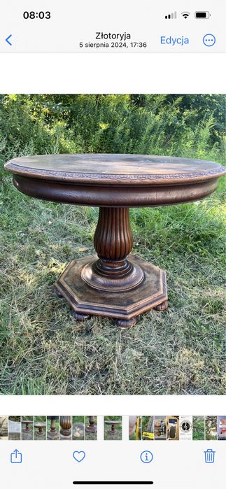 Stary Stół Dębowy