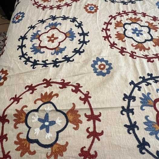 Capa de edredão e fronhas / Embroidered Duvet Cover
