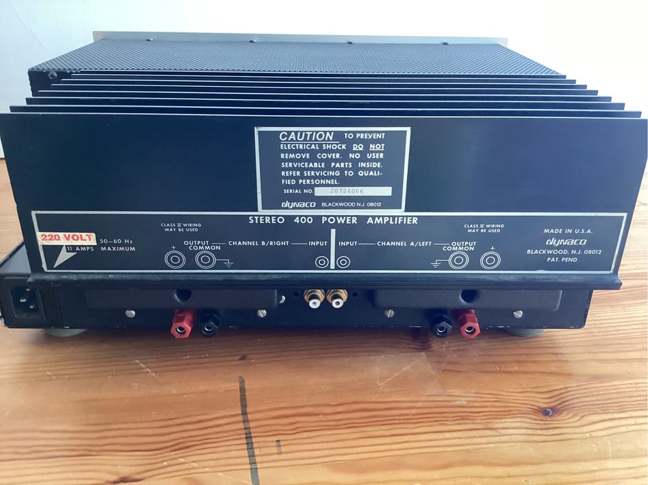 Amplificador Dynaco stereo 400.