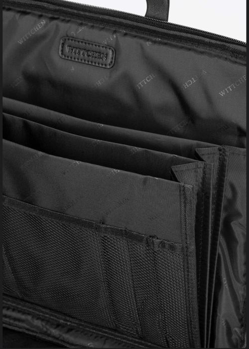 Torba na laptopa z imitacji skóry WITTCHEN, czarna_NOWA