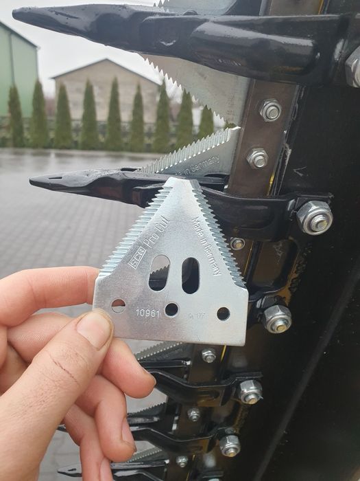 Listwa tnąca sadownicza, cięcie mechaniczne