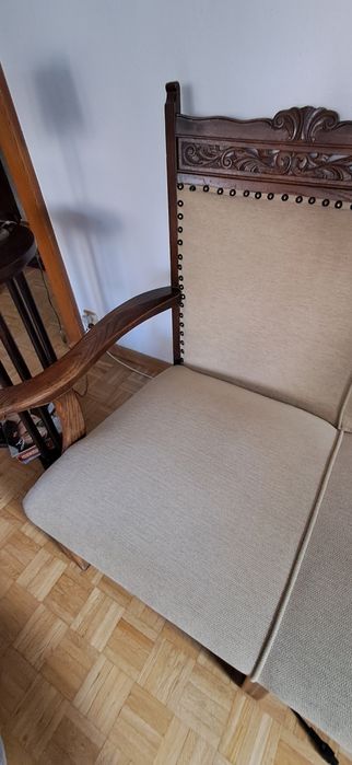 Francuska kanapa z fotelem