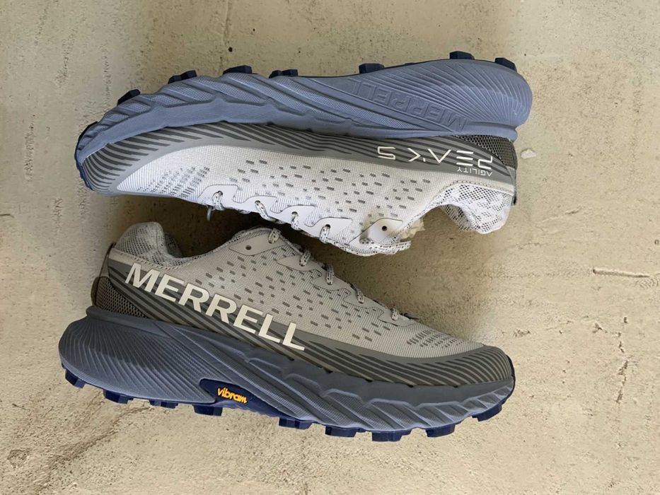 Ténis Merrell Agility Peak 5 Pigeon / Indigo N 43 - novo