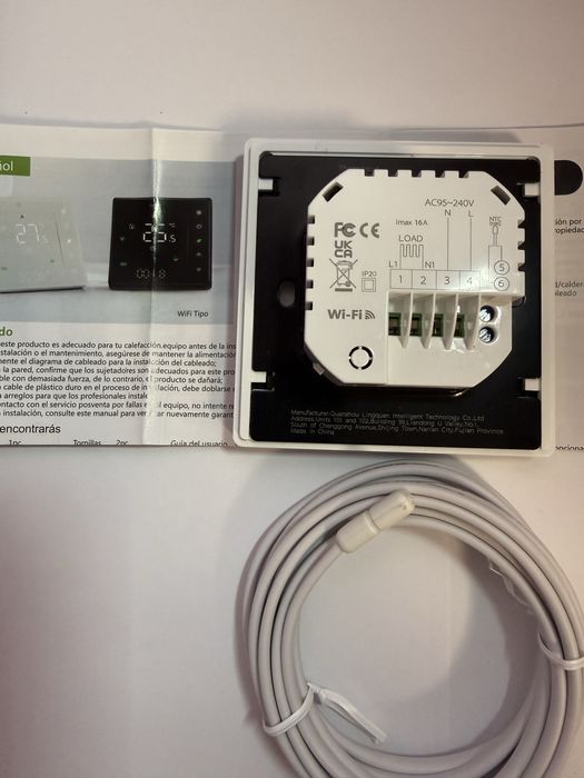 Розумний WiFi термостат BHT-006GBLW для теплої підлоги (16A)