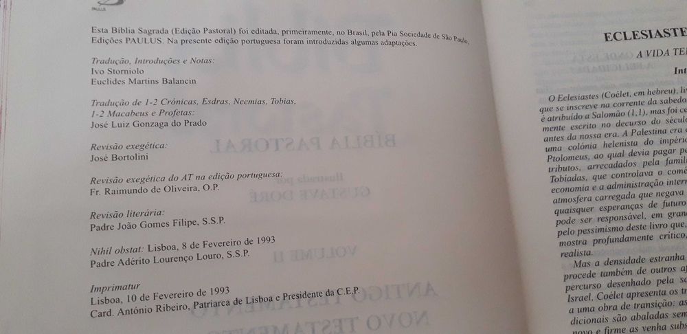 Bíblia Sagrada - Edição Pastoral