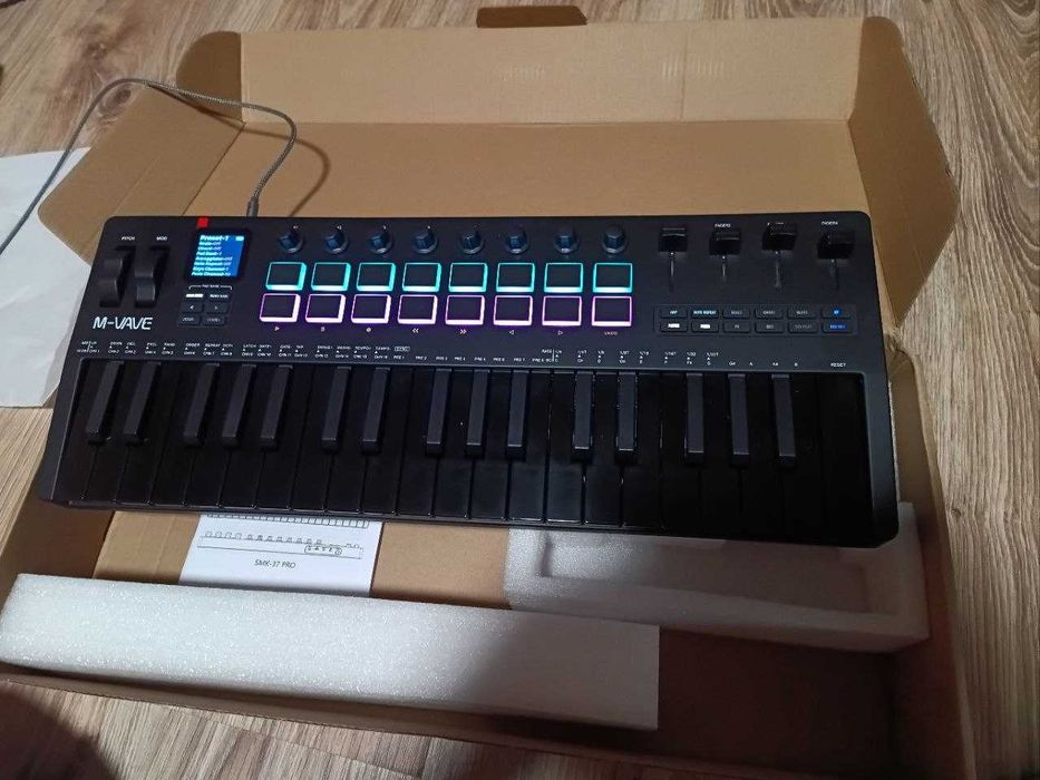 M-VAVE SMK-37 PRO Midi клавиатура, синтезатор, секвенсор