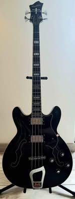 Hagstrom Viking Bass BK Gitara basowa semi-hollow body