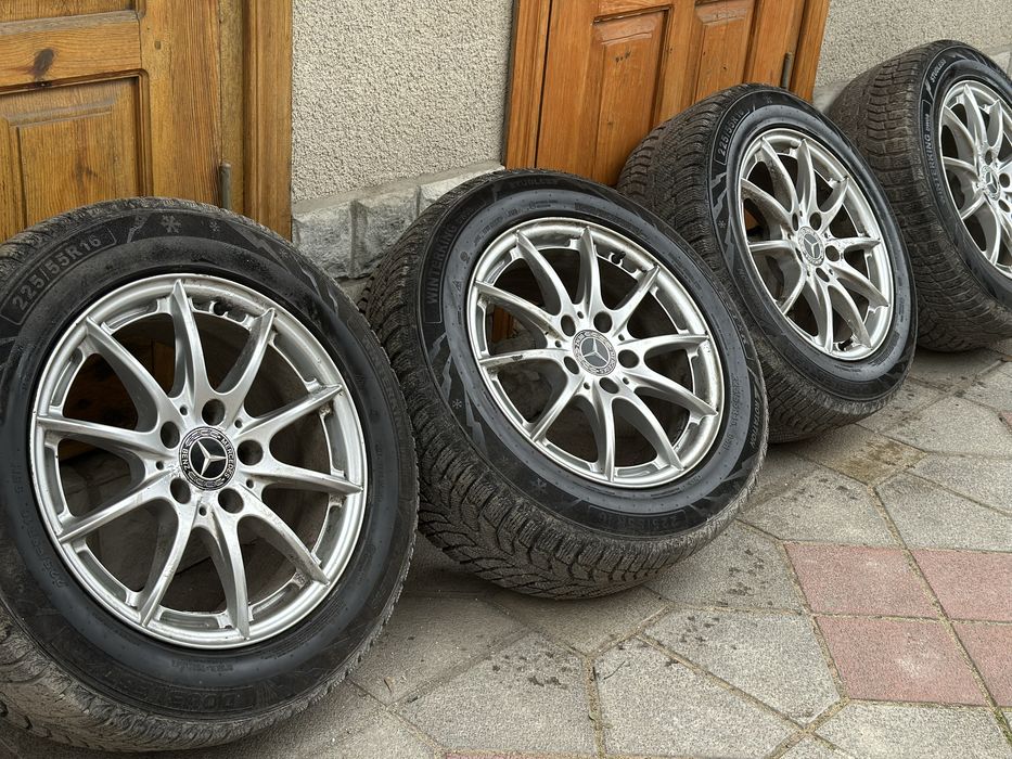 Диски Mercedes оригінал 225 55 R16 новими колесами