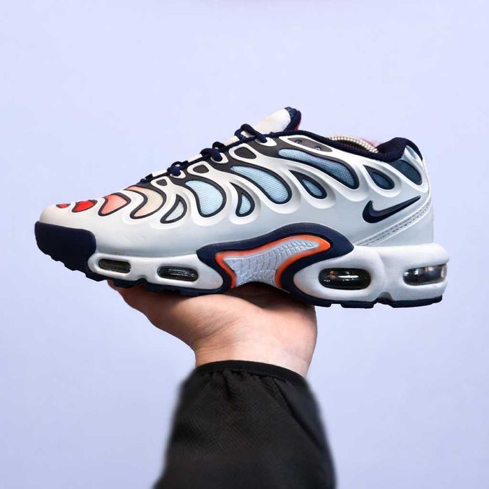 (2262) Кросівки Nike Air Max TN Plus Drift сірі з синім (41-46) найк