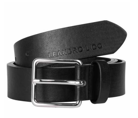 Cinto preto da marca Leandro Lido
