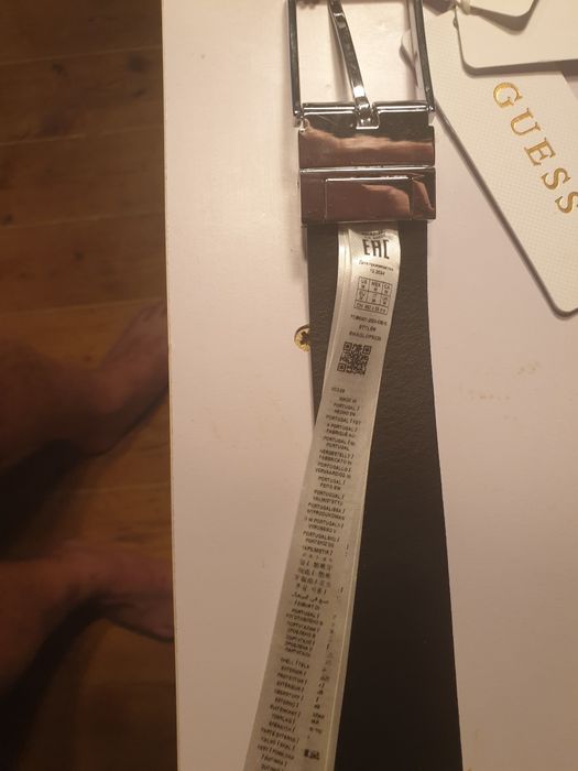 GUESS Pasek unisex roz.M